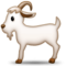 Goat emoji on Samsung